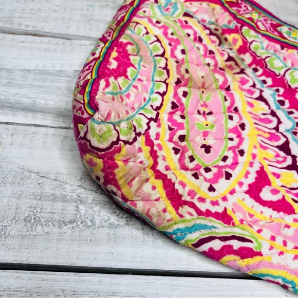 🌻5FOR25🌻2007 VERA BRADLEY CAPRI MELON SMALL BAMBOO CLUTCH PURSE - Picture 9 of 15